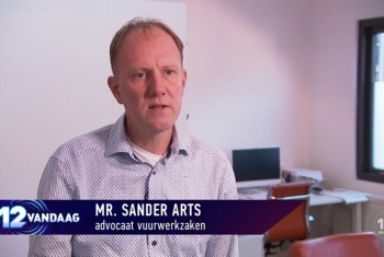 Vuurwerk Advocaat mr Sander Arts in 112 Vandaag (RTL5)